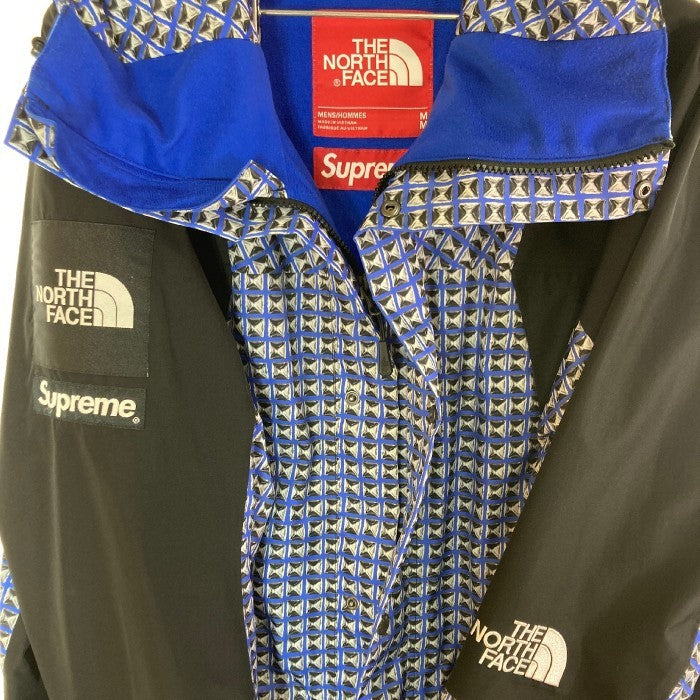 Supreme シュプリーム × THE NORTH FACE ノースフェイス 21SS NP12103I マウンテン ライト ジャケット スタッズ ブルー ブラック Size M 瑞穂店