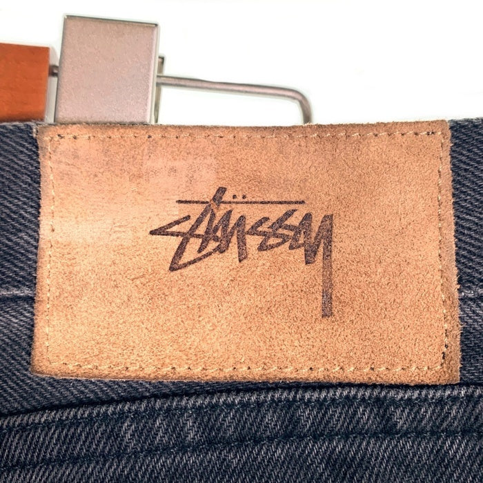 STUSSY ステューシー BIG OL' JEANS デニムパンツ ブラック USA製 Size 36 福生店