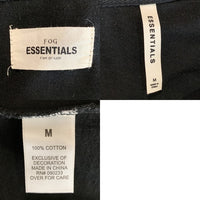 FOG ESSENTIALS エッセンシャルズ バックロゴプリント Tシャツ ブラック Size M 福生店