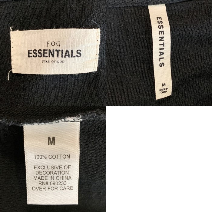FOG ESSENTIALS エッセンシャルズ バックロゴプリント Tシャツ ブラック Size M 福生店