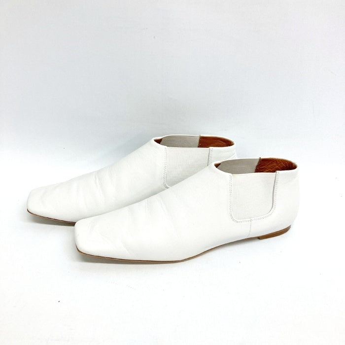 PIPPICHIC ピッピシック スクエアトゥショートブーツ ホワイト size36 瑞穂店