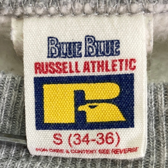 RUSSELL ATHLETIC×BLUE BLUE ラッセルアスレティック×ブルーブルー プリントスウェットトレーナー グレー sizeS 瑞穂店