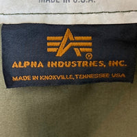 ALPHA INDUSTRIES アルファインダストリーズ 8415-01-099-7842 M65ミリタリーフィールドジャケットフライト カーキ sizeL 瑞穂店