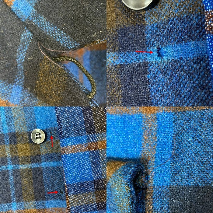 PENDLETON ペンドルトン チェックウールシャツ ブルー sizeL 瑞穂店