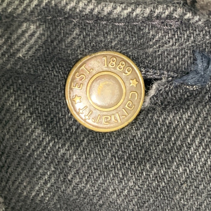 Carhartt カーハート ダック チョアコート カバーオール ブランケットライナー ブラック Size XL相当 福生店
