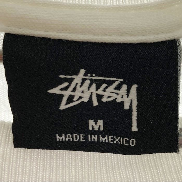 stussy ステューシー ワールドツアー ロンT ホワイト sizeM 瑞穂店