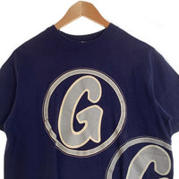 90's GOODENOUGH グッドイナフ サークルG 半袖 Tシャツ ネイビー Size L 福生店