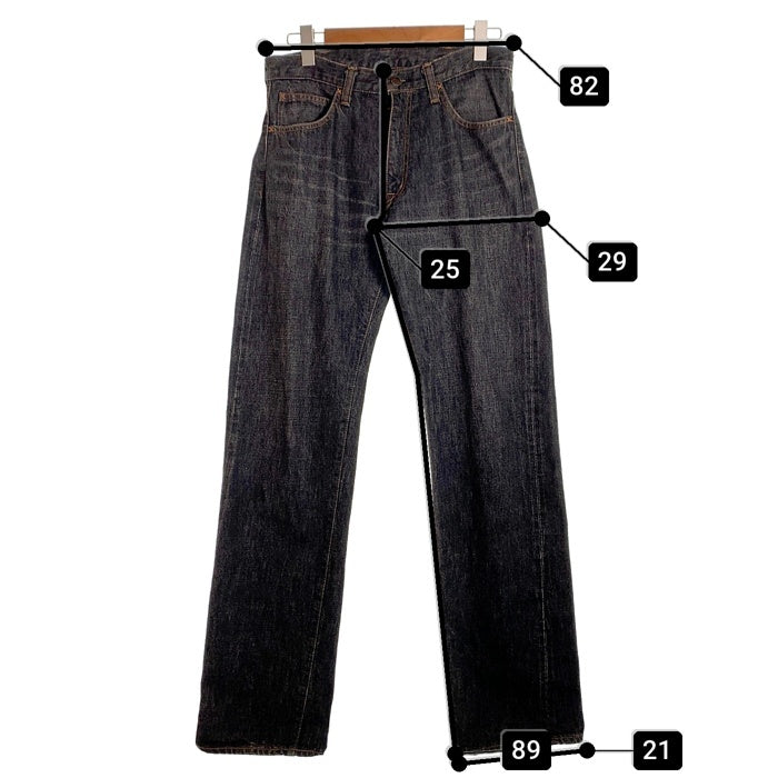 TENDERLOIN テンダーロイン ジッパーフライ ブラックデニムパンツ ジーンズ テーパード 赤耳 TALON Size 32 福生店