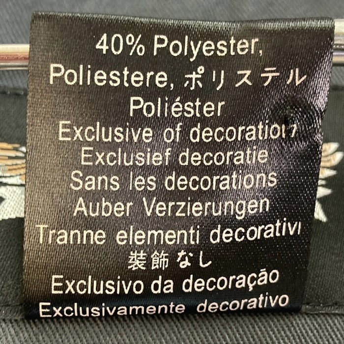 HARLEY DAVIDSON ハーレーダビッドソン スカル刺繍 半袖シャツ グレー sizeS 瑞穂店