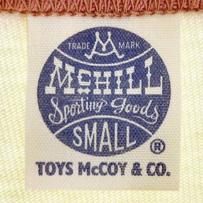 TOY'S McCOY トイズマッコイ 前V リンガー Tシャツ ベージュ sizeS 瑞穂店