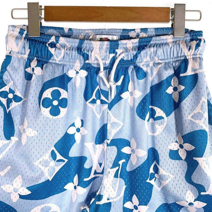 MR. REMADE ミスター リメイド LV MESH SHORTS メッシュショーツ ライトブルー Size L 福生店