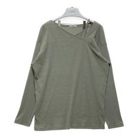 CLANE クラネ レイヤード リブロングTシャツ グリーン size2 瑞穂店