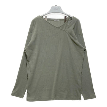 CLANE クラネ レイヤード リブロングTシャツ グリーン size2 瑞穂店