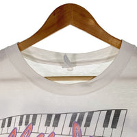 90's Billy Joel ビリージョエル Elton John エルトンジョン TOUR 1994 プリントTシャツ ホワイト SHOR HILLS TEE Size XL 福生店