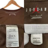 JORDAN BRAND ジョーダンブランド Umar Rashid LS TEE プリント ロングスリーブTシャツ ブラウン DV8424-274 Size L 福生店