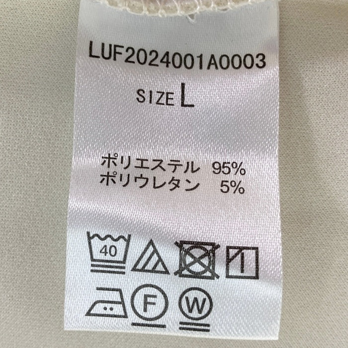 Lui's ルイス リラックスライトウェイトハーフジップ アイボリー sizeL 瑞穂店