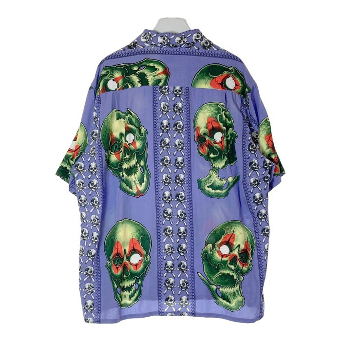 WACKO MARIA ワコマリア The Guilty Parties 56 Tattoo Studio Hawaiian Shirt  アロハシャツ パープル sizeXL 瑞穂店