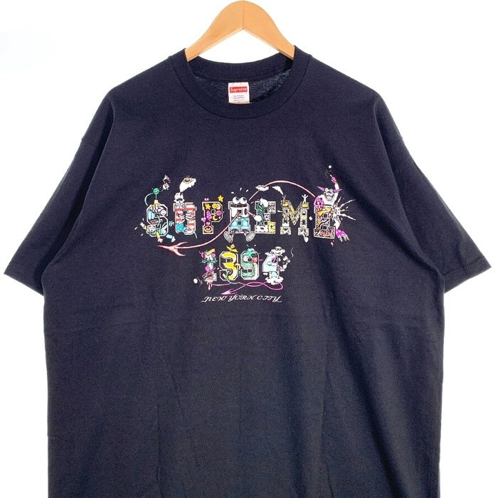 SUPREME シュプリーム 24SS Varsity Tee バーシティ プリントTシャツ ブラック Size XL 福生店