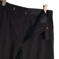 イギリス軍 TROUSERS,MAN‘S ,No.3 Dress 1タック トラウザーパンツ スラックス ブラック Size 75/96/112 福生店