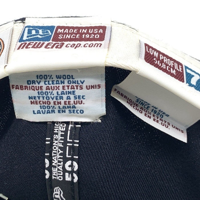 90's New Era ニューエラ NHL ニューヨーク・レンジャース RANGERS LIBERTY 59FIFTY ベースボールキャップ ネイビー ウール USA製 Size 7 1/8 (56.8cm) 福生店