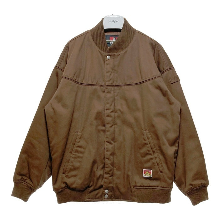 BEN DAVIS ベンディビス ダービージャケット カップショルダー ブラウン sizeL 瑞穂店