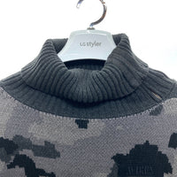 AVIREX 783-4240603 COLOR COMBI KNIT TOPS カラーコンビ ニット グレー 瑞穂店