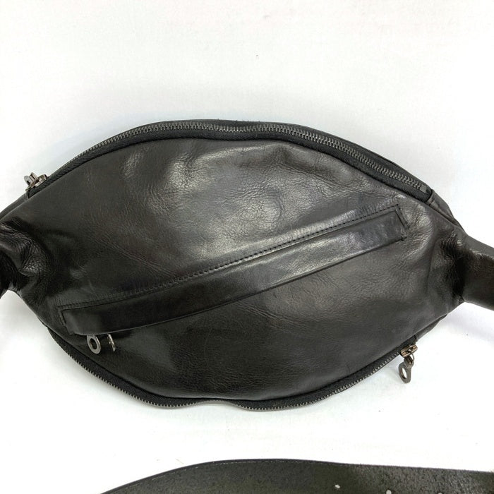 ISAMU KATAYAMA BACKLASH イサムカタヤマ バックラッシュ GAIEDE ゲアディ BL-05 Body Bag レザー ボディバッグ ブラック 瑞穂店