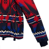 RLX RALPH LAUREN ラルフローレン ネイティブ柄 中綿 ダウンジャケット レッド ブルー ホワイト Size S 福生店