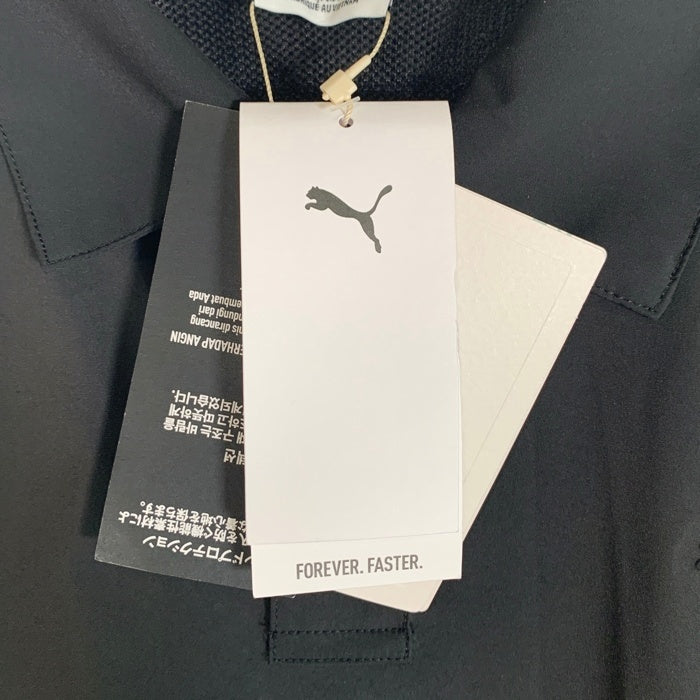PUMA プーマ PISTE 半袖 シャツ バックプリント ブラック 694437 Size L 福生店