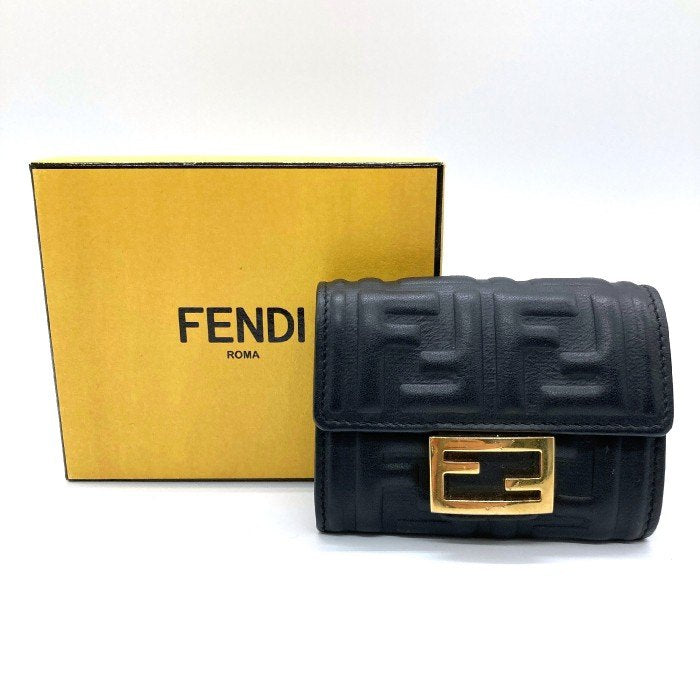 FENDI フェンディ 二つ折り財布 コインケース カードケース ブラック 瑞穂店