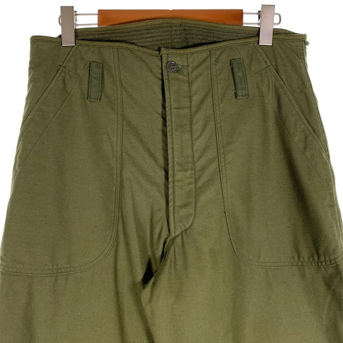 U.S.NAVY 米軍 A-2 DECK TROUSERS デッキトラウザー パンツ オリーブ 8415-01-013-4835 79年会計 Size M 福生店