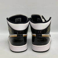 NIKE ナイキ 852542-007 AIR JORDAN 1 MID SE エアジョーダン 1 ミッドカットスニーカー ブラック ゴールド size27.5cm 瑞穂店