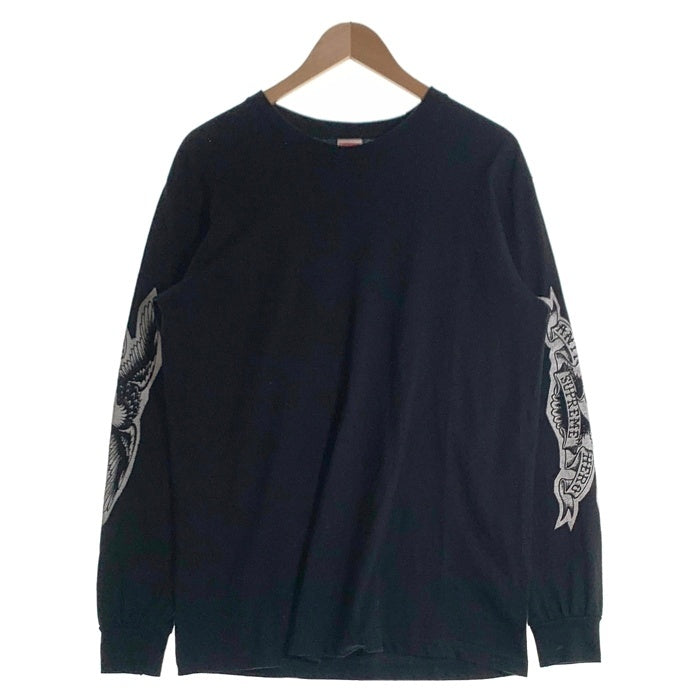 SUPREME シュプリーム 25AW ANTIHERO アンタイヒーロー Eagle L/S Tee 長袖 ロンT イーグル ロングスリーブ Tシャツ ブラック Size M 福生店