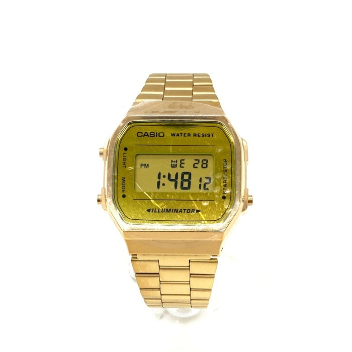 CASIO カシオ A168WEGM-9EF デジタル クォーツ腕時計 ゴールド ※箱・説明書あり 瑞穂店