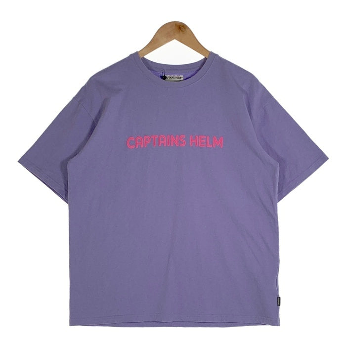 CAPTAINS HELM キャプテンズヘルム Under The Influence TEE 発砲プリント Tシャツ パープル CH22-SS-T13 Size M 福生店