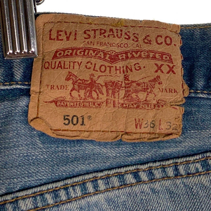 00's Levi's リーバイス 03501-01 デニムパンツ インディゴ ダメージ 汚れ有 Size 36×32 福生店