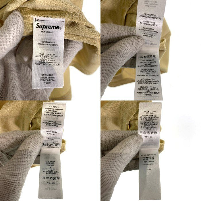 SUPREME シュプリーム 25SS Zoo York ズーヨーク Soccer Jersey サッカージャージ ポロシャツ ゴールド Size M 福生店
