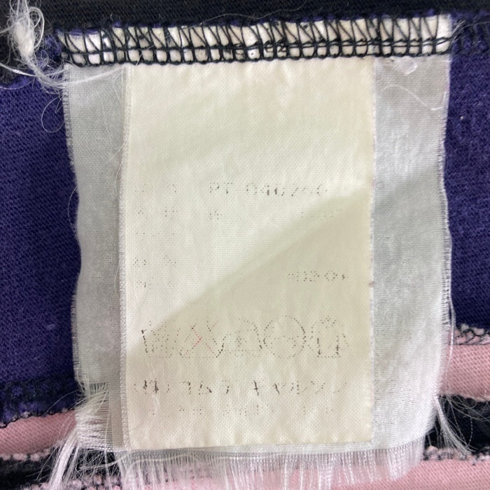 COMME des GARCONS HOMME PLUS コムデギャルソンオムプリュス PT-040260 AD2000 ストライプ 長袖Tシャツ ブラック size- 瑞穂店