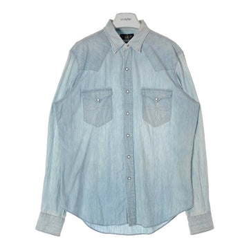 RRL ダブルアールエル デニムウェスタンシャツ ライトブルー sizeL 瑞穂店