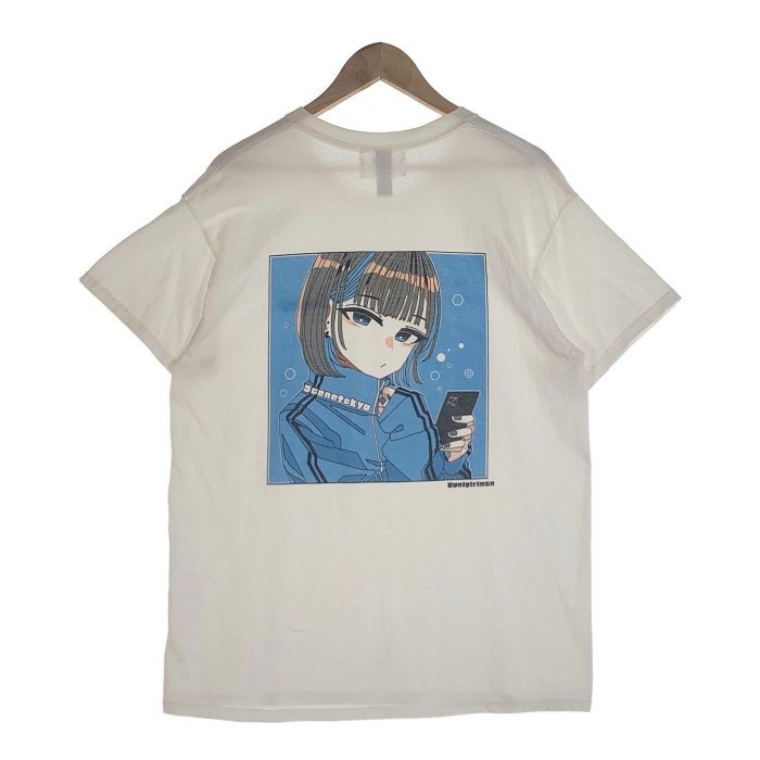 SCENE TOKYO シーントウキョウ Phone Girl S/S Tee プリントTシャツ ホワイト Size L 福生店