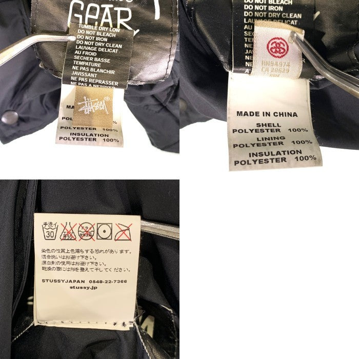 00's STUSSY AUTHENTIC GEAR ステューシー オーセンティック ギア リバーシブル ダウンジャケット グリーン ネイビー ブラック Size M 福生店