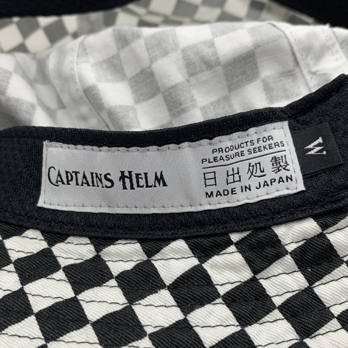 CAPTAINS HELM キャプテンズヘルム CHECKER BALL HAT チェッカー ボールハット ブラック Size M 福生店