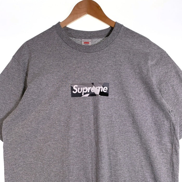 SUPREME シュプリーム Emilio Pucci Box Logo Tee エミリオ プッチ ボックスロゴ 半袖 Tシャツ グレー USA製 Size M 福生店