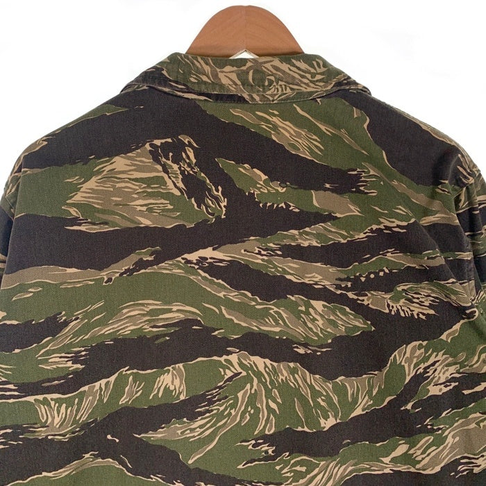 80-90’s TIGER STRIPE PRODUCTS タイガーストライプ ミリタリーシャツ カモフラージュ USA製 Size L 相当 福生店