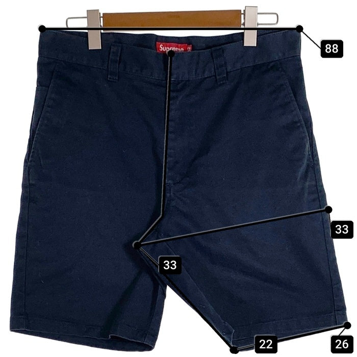 SUPREME シュプリーム Work Shorts ワークショーツ ネイビー Size 32 福生店