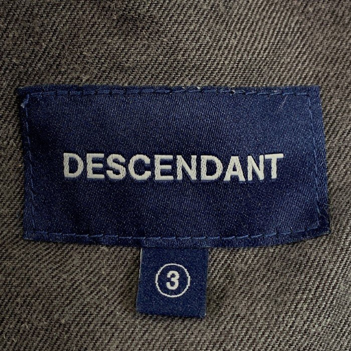 DESCENDANT ディセンダント コットン イージーパンツ ネイビー Size 3 福生店