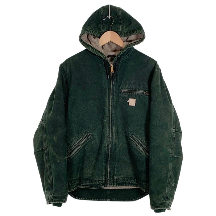 00's CARHARTT カーハート DUCK ACTIVE JACKET 裏ボア ダック アクティブジャケット グリーン J141 SPC Size Medium Regular 福生店