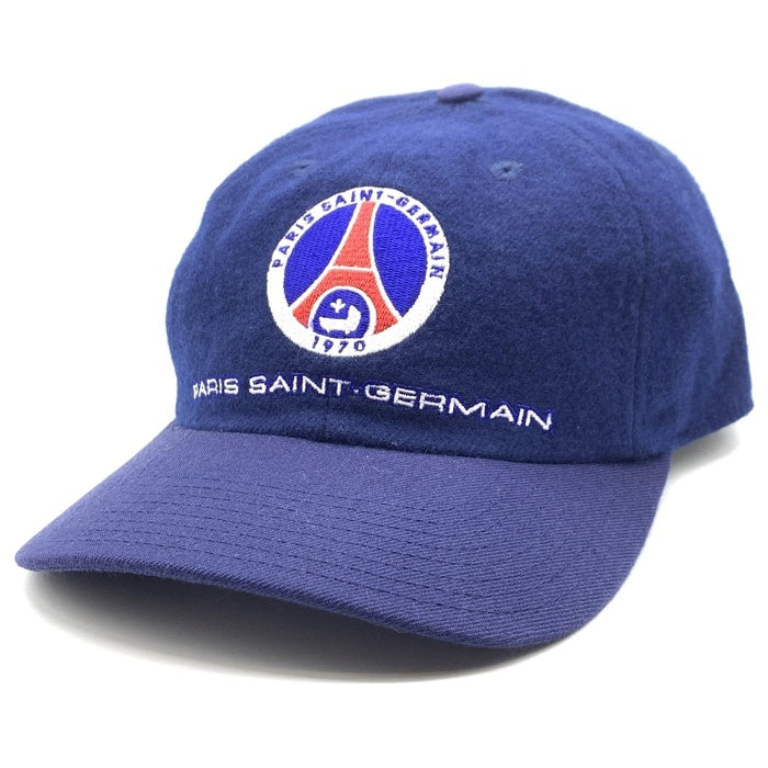 00's NIKE ナイキ PARIS SAINT・GERMAIN パリサンジェルマン ウール アクリル 6パネルキャップ ネイビー 刺繡 マジックテープ 福生店