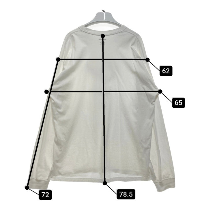 NEIGHBORHOOD ネイバーフッド Money Over Power プリントロングスリーブTシャツ ホワイト Size XXL 瑞穂店