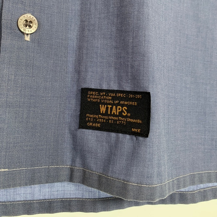 WTAPS ダブルタップス 16SS VATOS S/S SHIRT シャンブレーシャツ 半袖 ブルー 161LTDT-SHM06 Size M 福生店